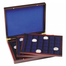 Wooden box for 90 coins up to 39 mm