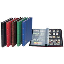 Album for postage stamps with black A4 sheets