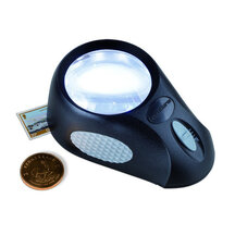Magnifying glass with LED light BULLAUGE