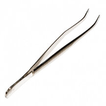 Philatelic tweezers bent