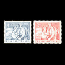 Series of Stamps Czechoslovakia 1948 - 30th Anniversary of Czechoslovakia