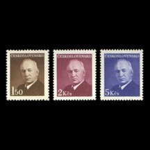 Series of Stamps Czechoslovakia 1948 - Edvard Beneš