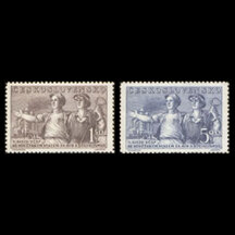 Series of Stamps Czechoslovakia 1950 - II Congress of ZČSP