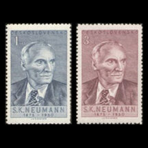 Series of Stamps Czechoslovakia 1950 - S.K. Neumann