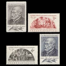 Series of Stamps Czechoslovakia 1951 - A. Jirásek