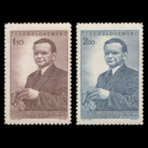 Series of Stamps Czechoslovakia 1951 - P. Jilemnický