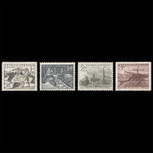 Series of Stamps Czechoslovakia 1952 - Miners' Day