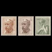 Series of Stamps Czechoslovakia 1952 - J. V. Myslbek