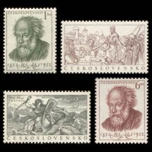 Series of Stamps Czechoslovakia 1952 - M. Aleš