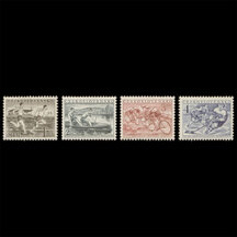 Series of Czechoslovak Stamps 1952 - Sports