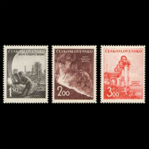 Series of Stamps Czechoslovakia 1952 - Victorious February