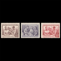 Series of Stamps Czechoslovakia 1952 - Healthcare