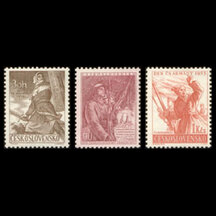 Series of Stamps Czechoslovakia 1953 - Day of the Czechoslovak Army