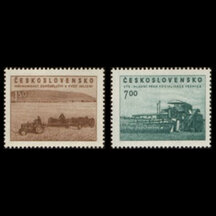 Series of Stamps Czechoslovakia 1953 - Agriculture