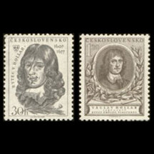 Series of Stamps Czechoslovakia 1953 - V. Hollar