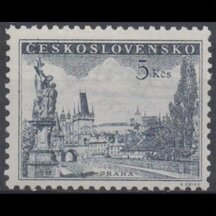 Stamp Czechoslovakia 1953 - Prague - Charles Bridge
