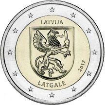 2 € Latvia 2017 - Latgale
