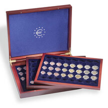 Wooden box for EURO coin sets