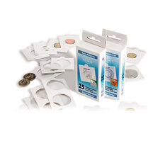 Paper self-adhesive coin holders 25pcs