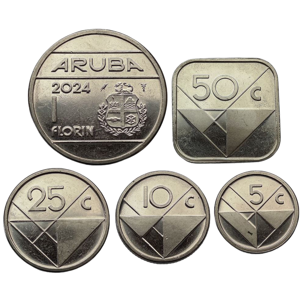 Set of Aruba Coins 2023-2024 | Buy at Nunofi.com